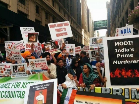 Photo 1 - Narendra Modi's Madison Square Garden address invites huge protests