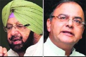 Amrinder Singh (L) - Arun Jaitley (R) [File Photos]