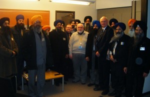 Sikh representatives pictured with Stuart Agnew MEP in the office of UKIP leader Nigel Farrage MEP and the newly established Europe of Freedom and Democracy (EFD) political grouping