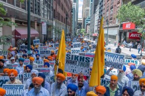 Demonstration in New York (June 6, 2014)