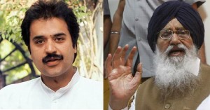 Kuldip Bishnoi (L) - Parkash Singh Badal (R) [File Photos]