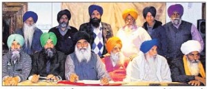 SAD Amritsar Mann leadership addressing the media persons [File Photo]