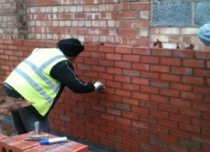 A Sikh doing brickwork on a construction site in Leicester (UK) [File photo]