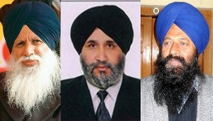 Tota Singh (L), Dr Daljeet Cheema (C) and Sohan Singh Thandal (R) [File Photos]