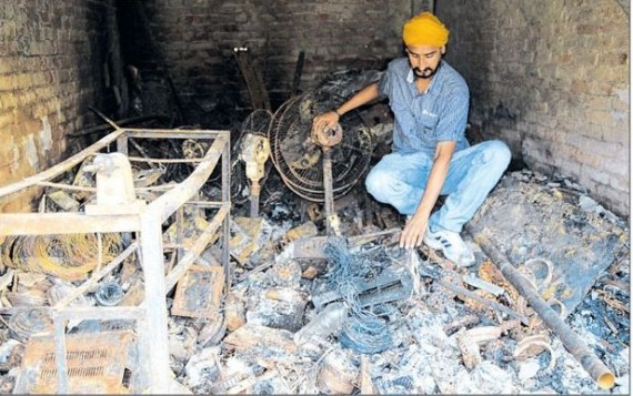 Sikh properties were torched by Muslim mobs during Saharanpur violence 