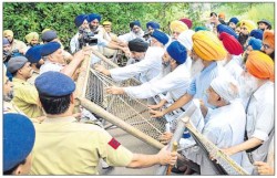 United Sikh Movement Leaders at Chandigarh [August 04, 2014]