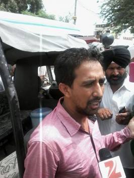 Vikram Kumar, who hurled shoe towards Punjab Chief Minister Parkash Singh Badal at Isru on August 15, 2014