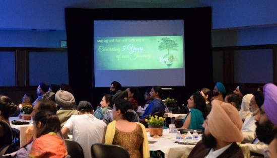 Attendees at the EcoSikh Gala Dinner