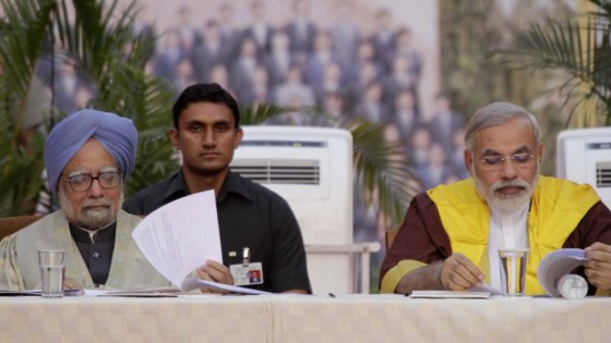 Dr. Manmohan Singh (L) and Narendra Modi (R) [File Photo]