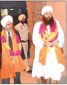 Baba Baljit Singh Daduwal after being released from Faridkot Jail