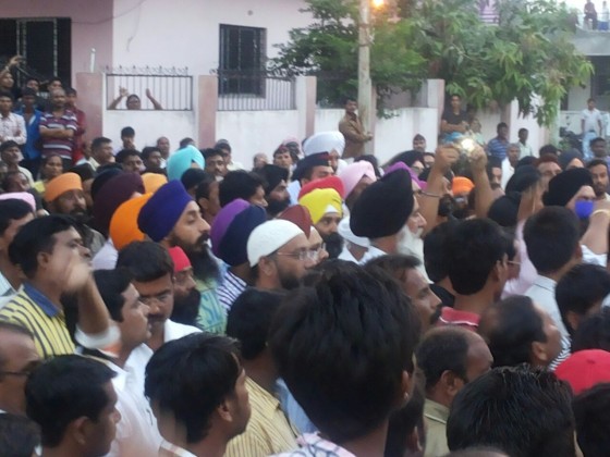 Another view of Peace March in Nagpur [Oct. 05, 2014]