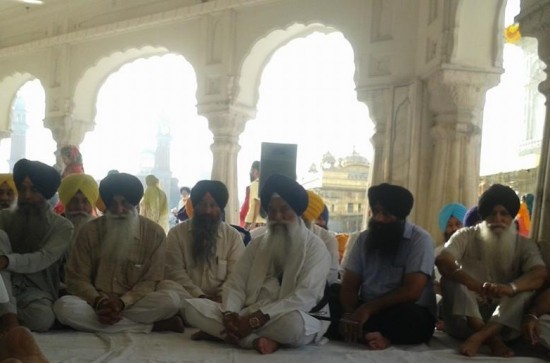 Akal Takht Jathedar Giani Gurbachan Singh attends Shaheedi Samagam.