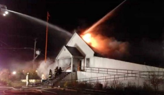 Fire at Guru Nanak Sikh Mission of America in Island Lake