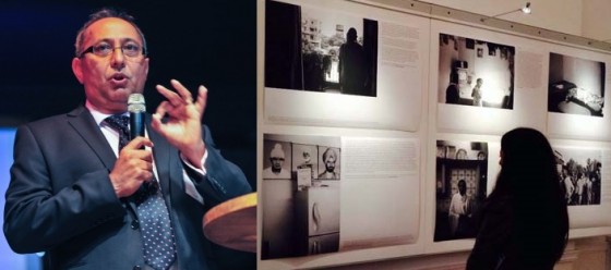 Professor Swaran Singh (L) - Sikh Genocide 1984 Exhibition (R) [File Photos]