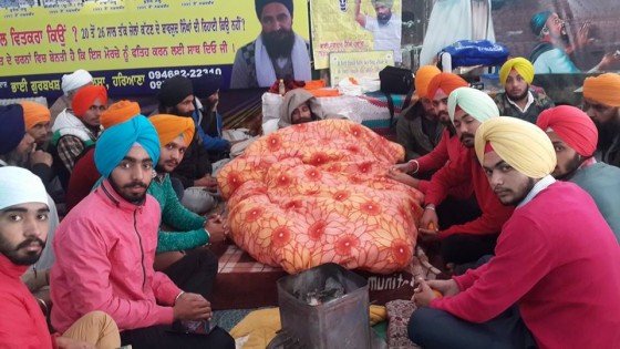 Bhai Gurbaksh Singh Khalsa on 43rd day of hunger strike at Lakhnaur Sahib [File Photo]