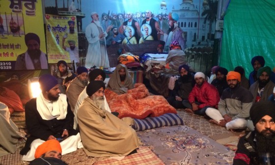 Bhai Gurbaksh Singh Khalsa at Gurdwara Lakhnaur Sahib on 56th day of hunger strike