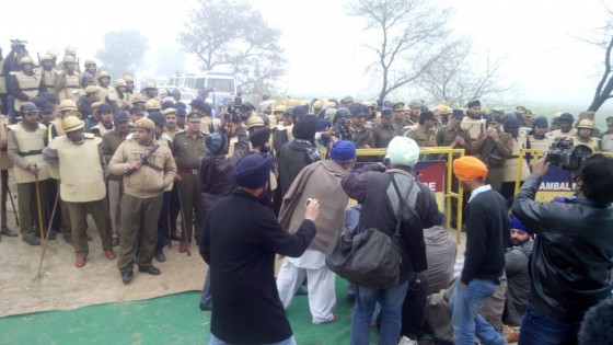 Haryana police prevented march to Amritsar