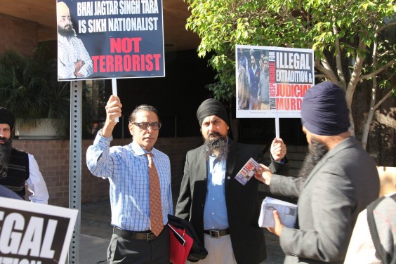 SFJ legal advisor Gurpatwant Pannun and others also participated in protest demonstration against Jagtar Singh Tara's extradition