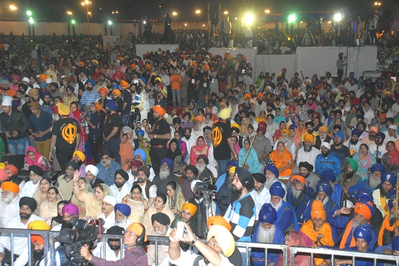 A view of gathering during Delhi Fateh Divas celebrations [2015]