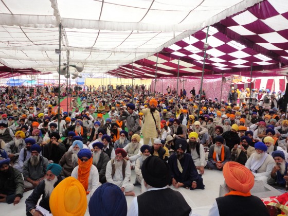 A view of gathering at SAD (A) Holla Mohalla conference
