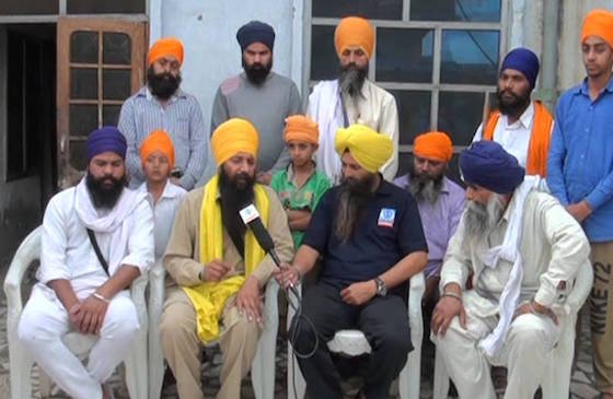 Satikar Committee leader Balbir Singh Muchhal and others talking to the Sikh Channel [File Photo]