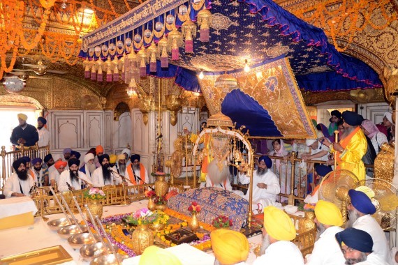 Special decorations were made at Darbar Sahib on this occasion