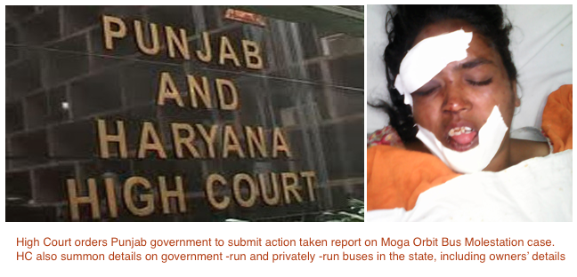 High Court directs Badal govt. to submit “action taken report” on Moga Orbit Bus molestation case