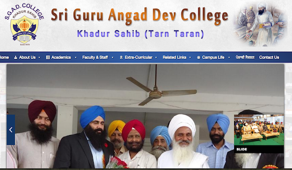 A still from SGAD College's website [Image used for representational purpose only]