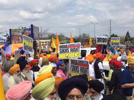 Toronto Sikh Day Parade Referendum Support