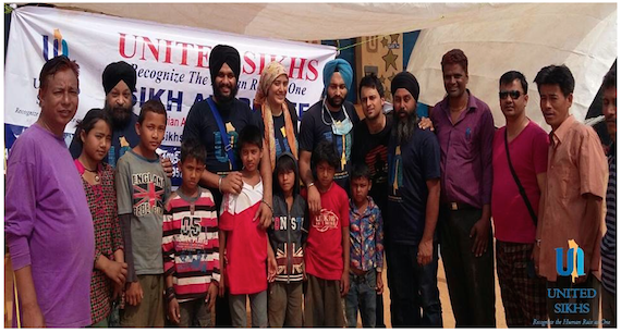 United Sikhs team extends humanitarian aid in Nepal
