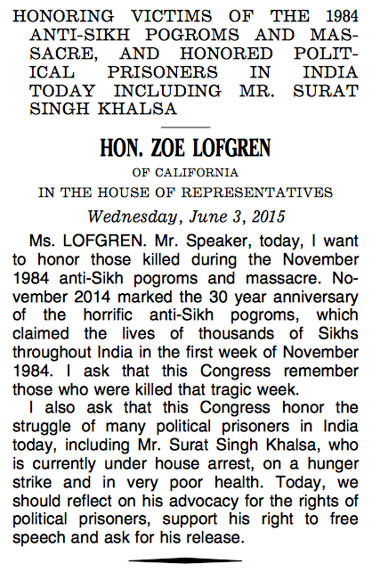 Honoring victims of 1984 Anti-Sikh Pogroms