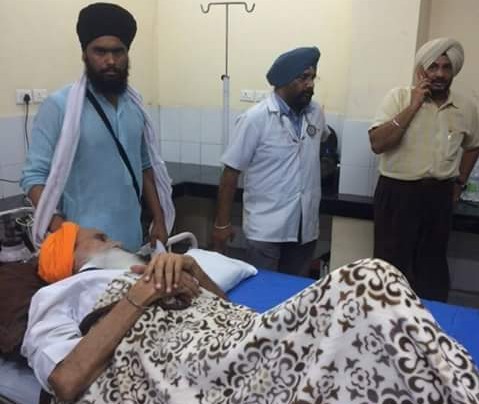 Bapu Surat Singh in Cilvil Hospital, Ludhiana