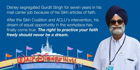 Disney De-Segregates Sikh Employee