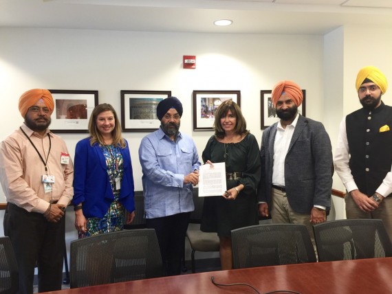 Manjit Singh GK and others meet US officials