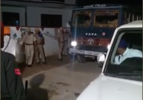 Police and commandos surrounds house of Bapu Surat Singh Khalsa
