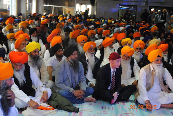 A view of Sangat during Sikh Federation UK's annual convention 2015