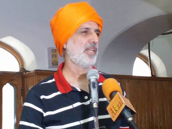 Advocate Rajwinder Singh Bains speaking on the occasion of 20th martyrdom day of Shaheed Jaswant Singh Khalra