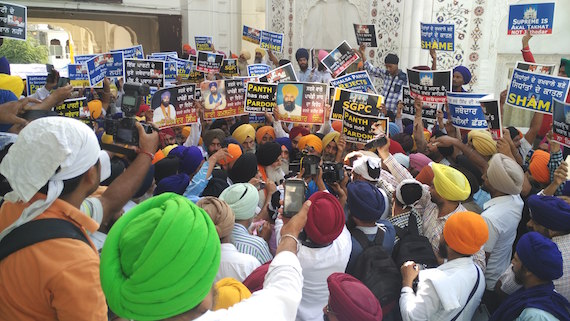 PICTORIAL: Sikh Activists Stage Protest Demonstration Against Decision ...