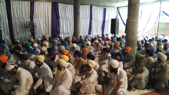 A view of Sangat during Shaheedi Samagam at Niamiwala