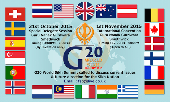 World Sikh Summit 2015 in UK