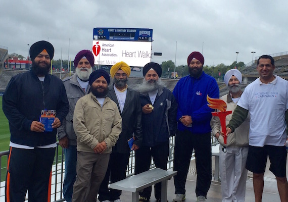 Sikhs of Connecticut Participation in Heart Walk