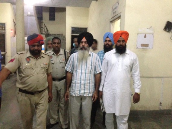 Kamwarpal Singh, Paramjit Singh Tanda and Gagandeep Singh in police custody