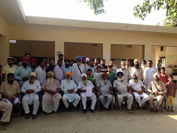 Kothe Gajjan Singh Wale Panchayat Members resigned in protest to atrocities on the Sikhs