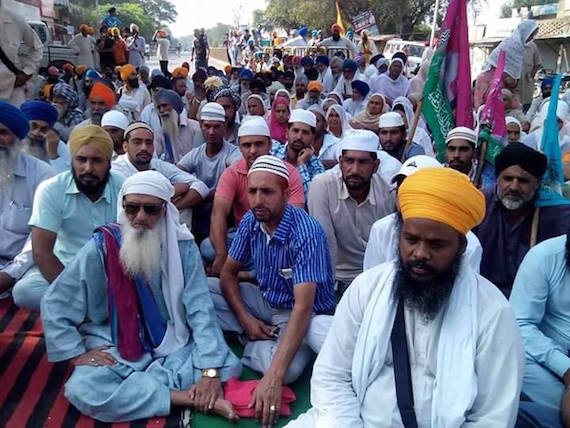 Muslims join Sikh protest at Mehal Kalan