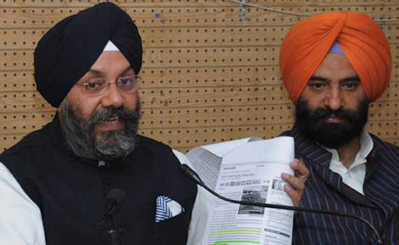 Manjit Singh GK (L) and Manjinder Sirsa (R)