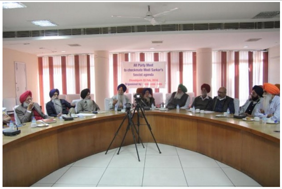 Punjab activists meet on JNU issue