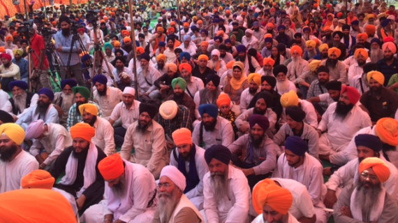 A view of gathering at confernece by Sikh Sadbhawna Dal