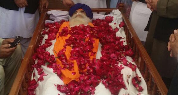 S. Sham Singh's dead body