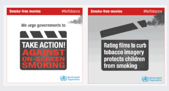 WHO calls governments to rate movies using tobacco