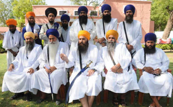 Bhai Baljit Singh Daduwal and Bhai Amrik Singh Ajnala along with others interacts with media in Bathinda